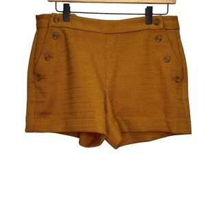Banana Republic Tweed Burnt Orange Shorts Size 6